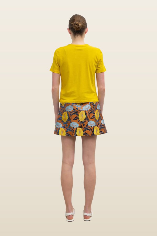 Pam Wrap Skirt — model back