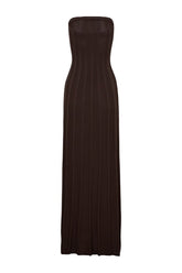 Pia Ribbed Strapless Maxi Dress — packshot