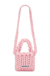 Pink Colossal Knit Crossbody Bag — packshot