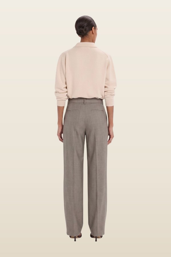 Pleated Trouser — model back