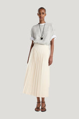 Plissé wrap skirt — carry 2