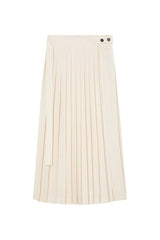 Plissé wrap skirt — packshot