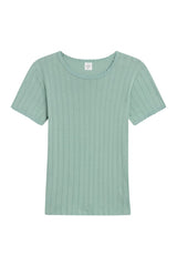Pointelle Slim Fit Tee — packshot