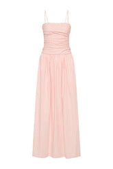 Portlligat Maxi Dress Carmen Stripe Peony — packshot