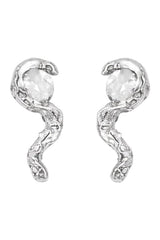 Puls Earrings Silver — packshot
