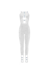 Rhinestoned Janice Jumpsuit Optic — packshot