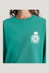 Royal Club Crewneck — model side