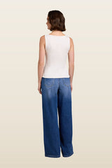 Selena Top (Natural) — model back
