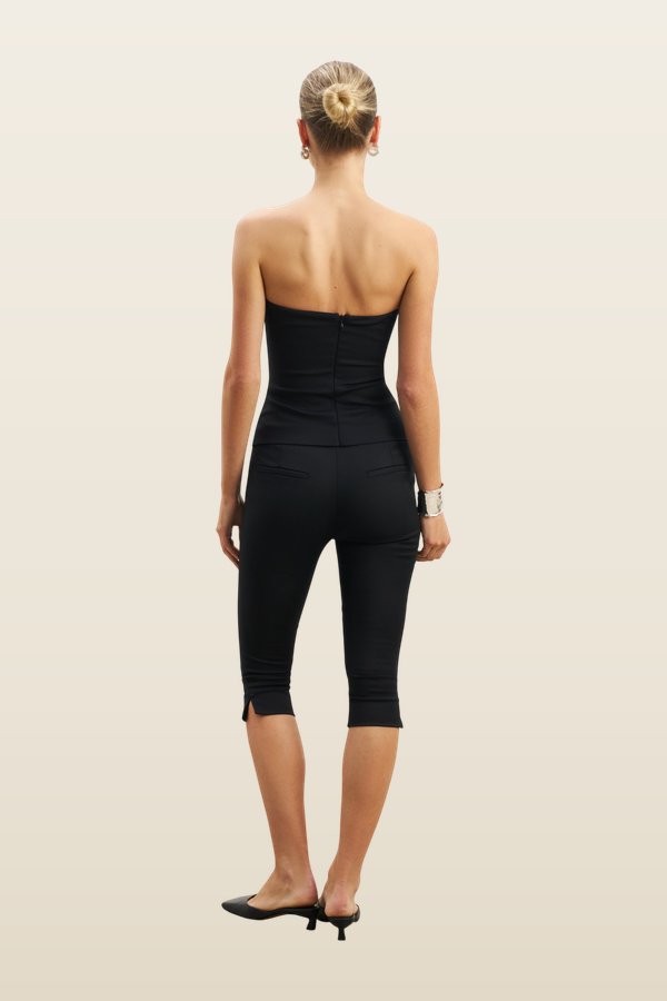 Tailored Capri Leggings — model back