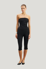 Tailored Capri Leggings — model front