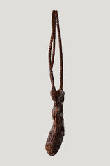 Textured Petit Bagu - Chestnut — model side