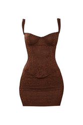 The Cinched Lace Mini Skirt — packshot