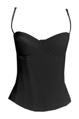 The Everly Lace Up Corset Top — packshot