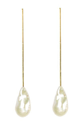 The Moon Pearl Earrings - Vermeil — packshot