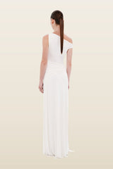 The Sisal Jersey Dress — model back