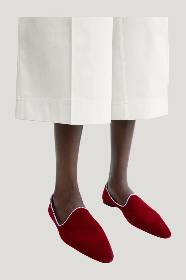 Velvet venetian slippers — extra