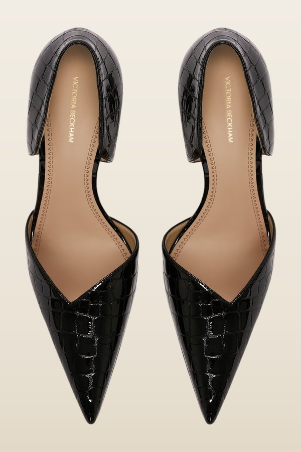 Victoria Angle D'Orsay Pump 115 — model back