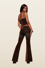 Vivaine Denim Corset Top — carry 4