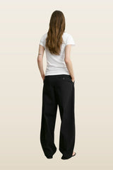 Wide-ribbed v-neck tee optic — carry 4
