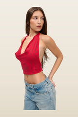 x JENNIE Briar Knit Halter Top — carry 4