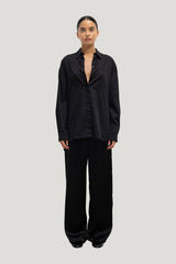 Yoko Oversized Button Down — model front