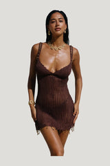 Zelie Crochet Mini Dress — carry 2