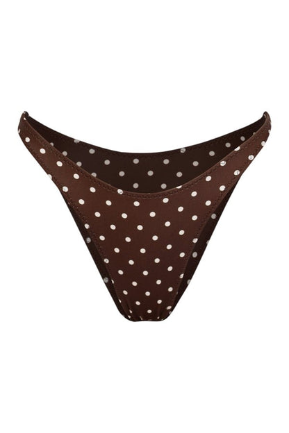 90s Bottom (Brown Cream Polka Dot) — packshot