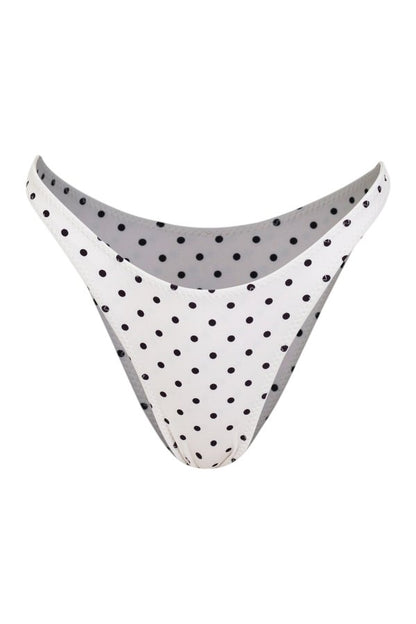 90s Bottom (Cream Black Polka Dot) — packshot
