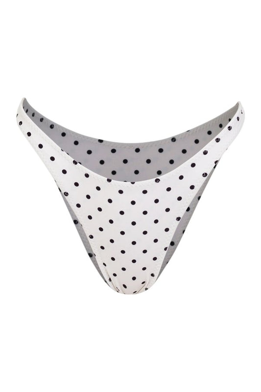 90s Bottom (Cream Black Polka Dot) — packshot