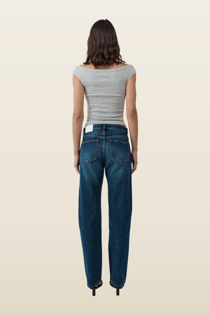 90s Straight Leg Jeans — model back