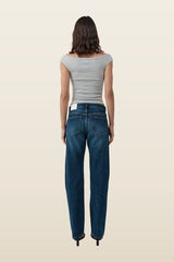 90s Straight Leg Jeans — model back