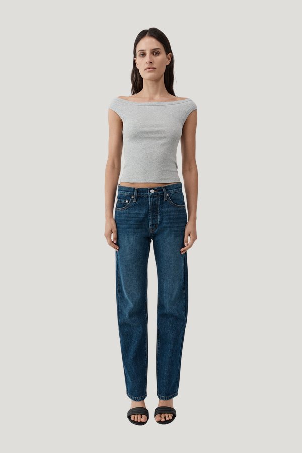 90s Straight Leg Jeans — model front