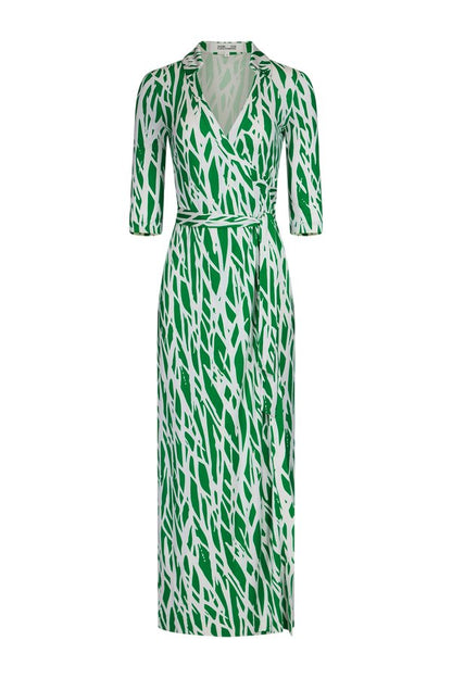 Abigail Silk Jersey Maxi Wrap Dress — packshot