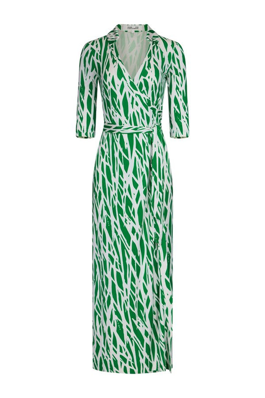 Abigail Silk Jersey Maxi Wrap Dress — packshot