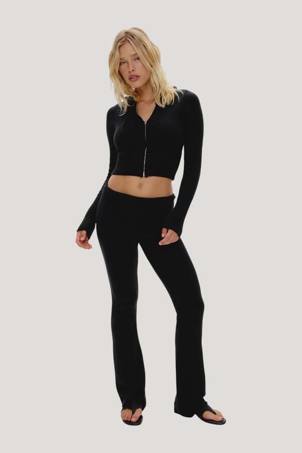 Aimee Knit Pants — model front