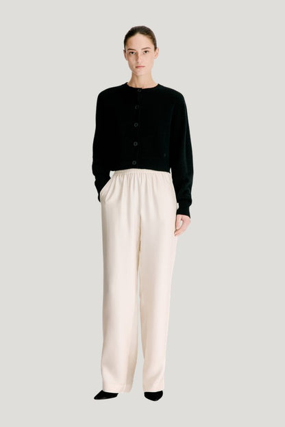 ALERA LDS Silk twill trousers — model front
