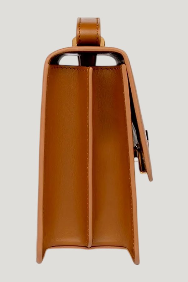 Alex In Caramel Leather — model side