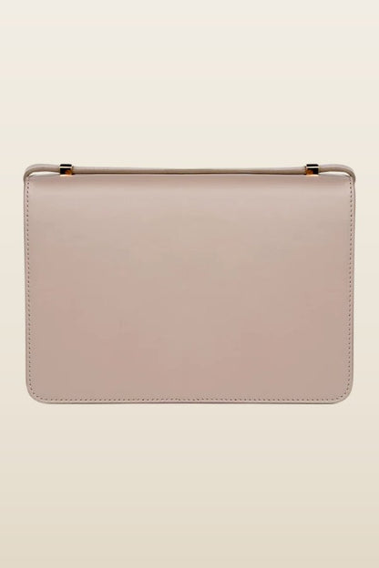 Alex In Taupe Leather — model back