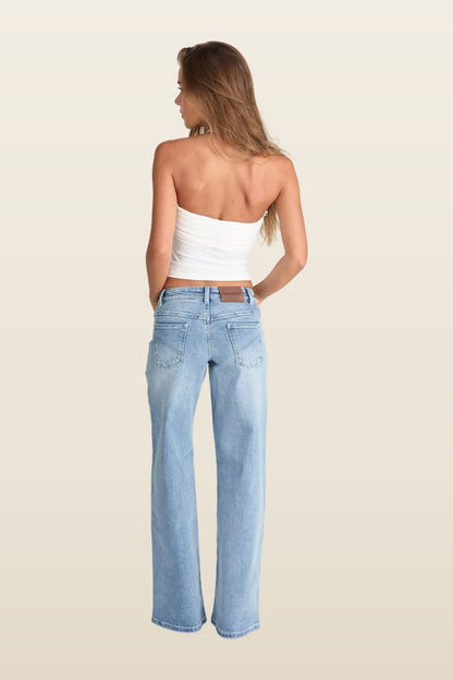Aliyah Jean Denim — model back