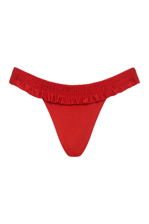 Alma Bikini Bottom Scarlet — packshot
