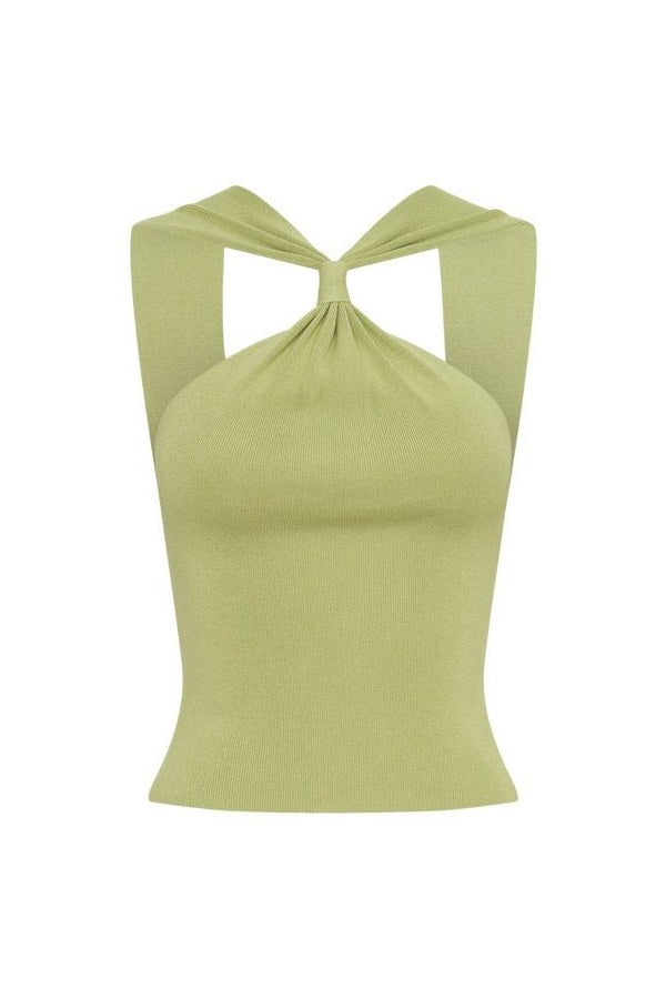 Angelika Twist Front Knit Top — packshot
