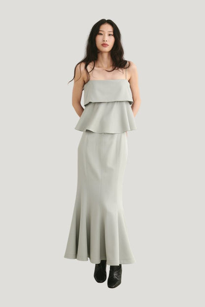 Anne Midi Skirt — model front