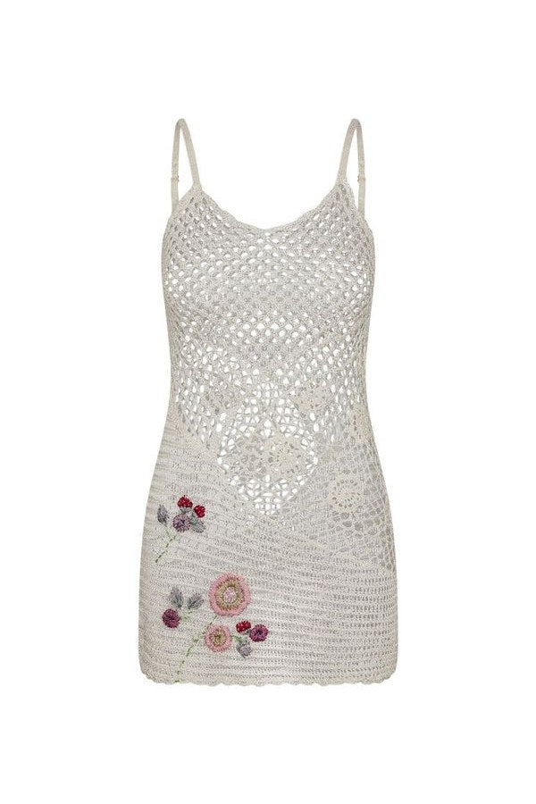 Apollo Crochet Mini Dress — packshot