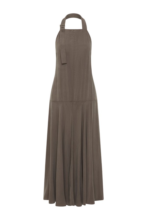 Apron Dress - Moss — packshot