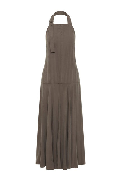 Apron Dress - Moss — packshot