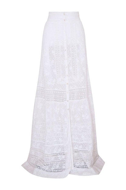 Araminta Cotton Victorian Maxi Skirt — packshot