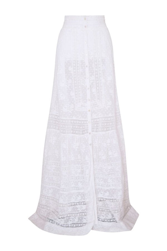 Araminta Cotton Victorian Maxi Skirt — packshot