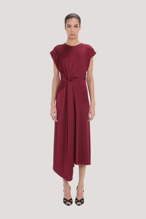 Aria Midi Dress — model front