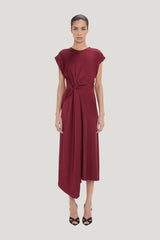 Aria Midi Dress — model front