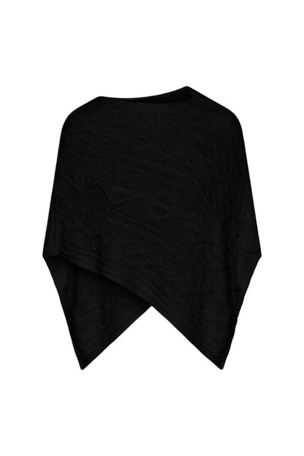 Aspen Cotton Knit Poncho — packshot